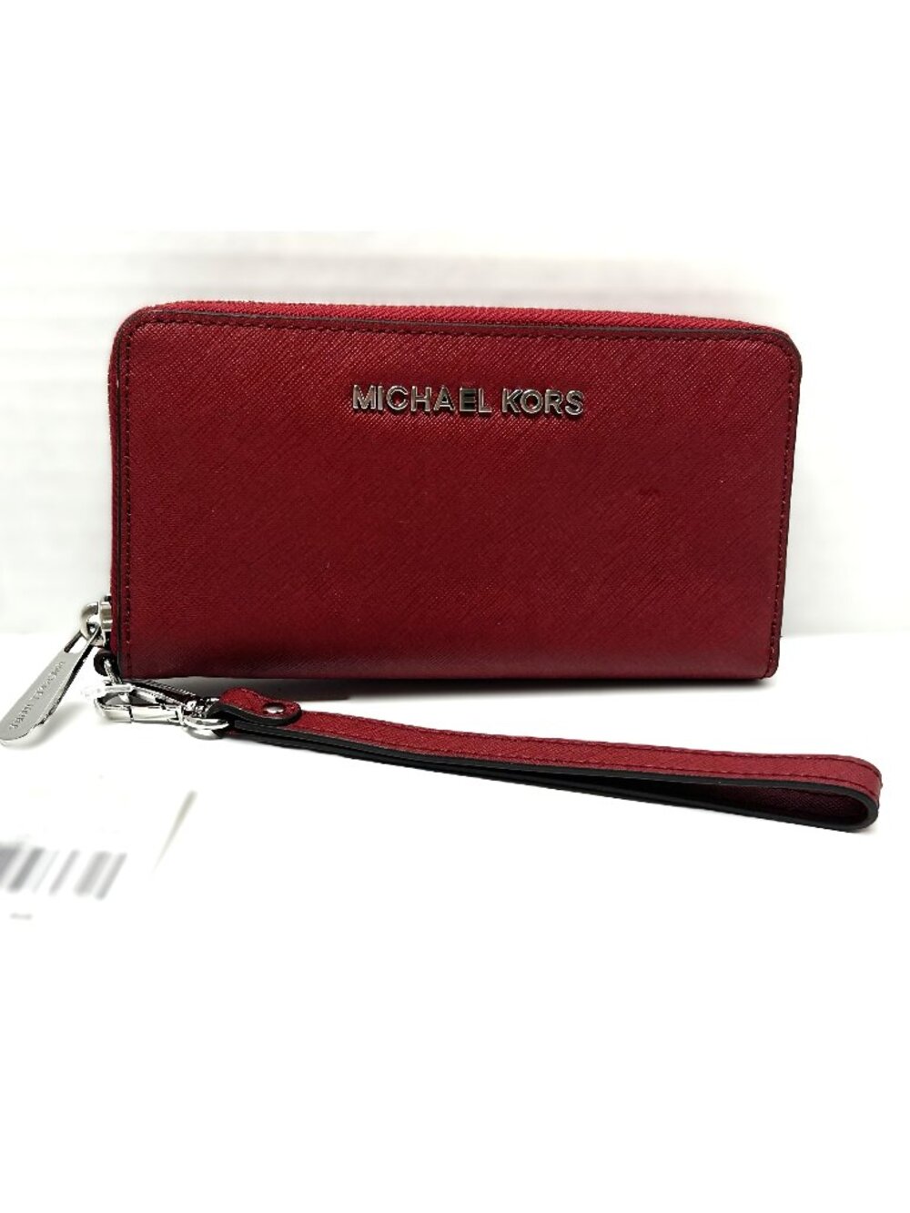 Michael Kors scarlet Jet Set leather wallet NWT